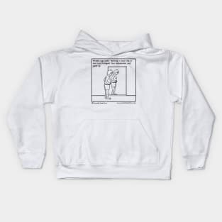 Middle-age belly Kids Hoodie